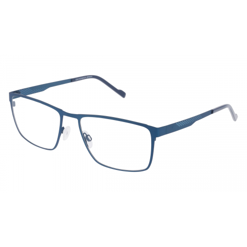 Eschenbach 820971 Herren-Brille inkl. Gläser Vollrand Eckig Titan-Gestell 56mm/17mm/140mm, Blau