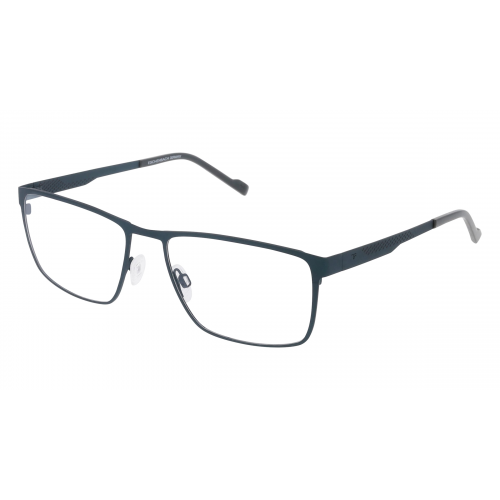 Eschenbach 820971 Herren-Brille inkl. Gläser Vollrand Eckig Titan-Gestell 56mm/17mm/140mm, Grün