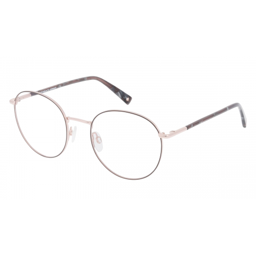 BRENDEL eyewear 902441 Damen-Brille inkl. Gläser Vollrand Rund Metall-Gestell 52mm/20mm/145mm, Grau