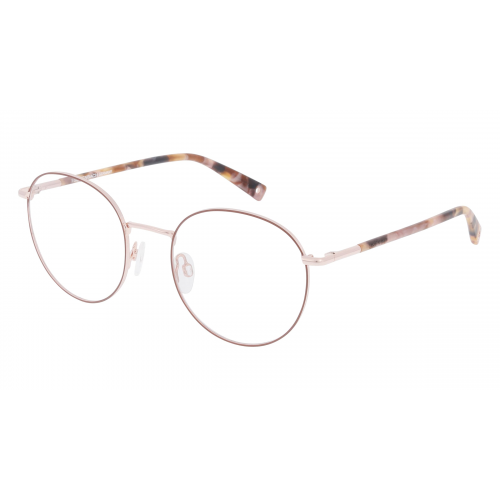 BRENDEL eyewear 902441 Damen-Brille inkl. Gläser Vollrand Rund Metall-Gestell 52mm/20mm/145mm, Braun