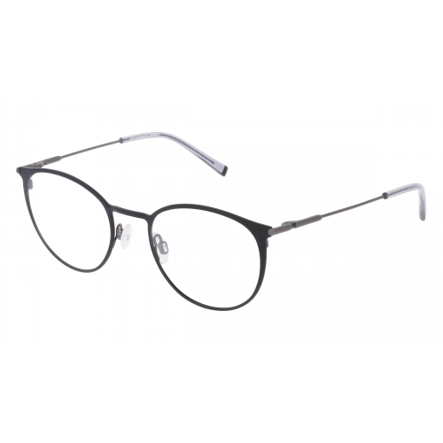 HUMPHREY’S eyewear 582405 Damen-Brille inkl. Gläser Vollrand Panto Metall-Gestell 48mm/19mm/140mm, Schwarz