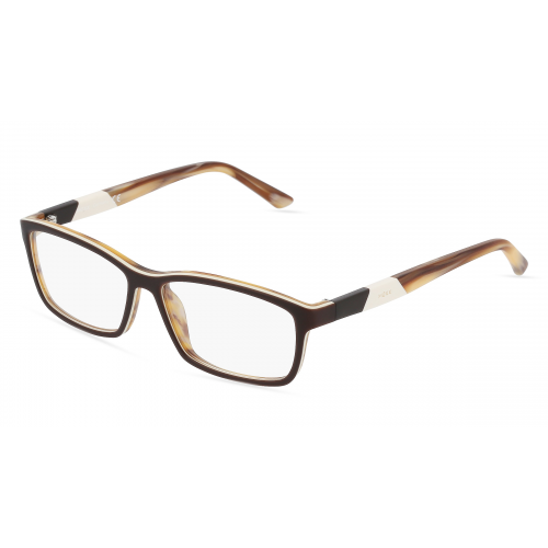 Mexx 5336 Damen-Brille inkl. Gläser Vollrand Eckig Kunststoff-Gestell 54mm/14mm/135mm, Braun