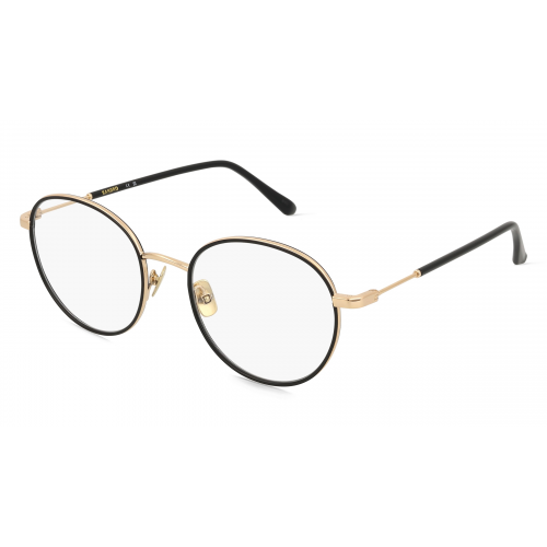 Sandro 4031 Damen-Brille inkl. Gläser Vollrand Rund Metall-Gestell 50mm/19mm/140mm, Schwarz