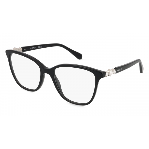 Swarovski 0SK2020 Damen-Brille inkl. Gläser Vollrand Eckig Acetat-Gestell 54mm/18mm/140mm, Schwarz