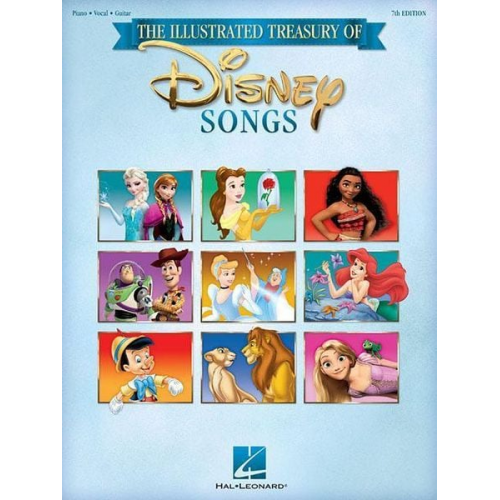 Hal Leonard Publishing Corporation (COR) - The Illustrated Treasury of Disney Songs