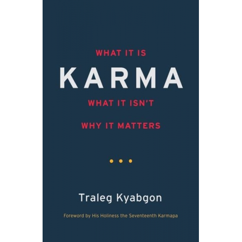 Traleg Kyabgon - Karma: What It Is, What It Isn't, Why It Matters