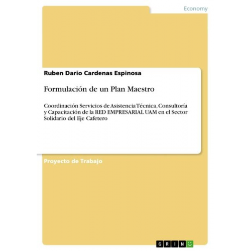 Ruben Dario Cardenas Espinosa - Formulación de un Plan Maestro