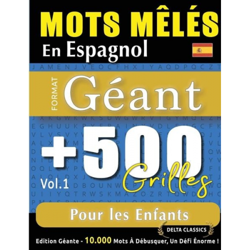 Delta Classics - Mots Mêlés En Espagnol Format Géant