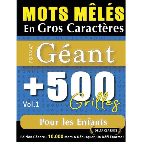 Delta Classics - Mots Mêlés En Gros Caractères Format Géant