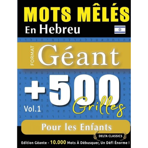 Delta Classics - Mots Mêlés En Hebreu Format Géant