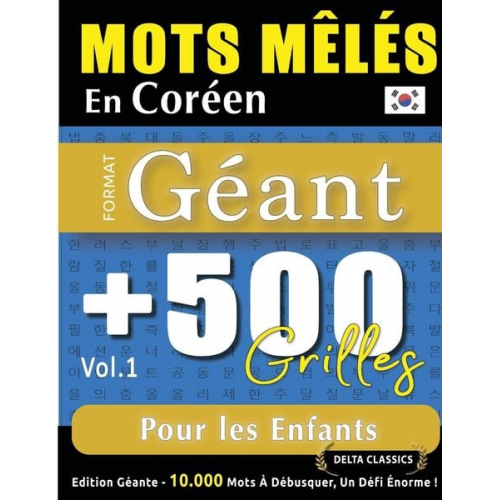 Delta Classics - Mots Mêlés En Coréen Format Géant