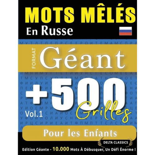 Delta Classics - Mots Mêlés En Russe Format Géant