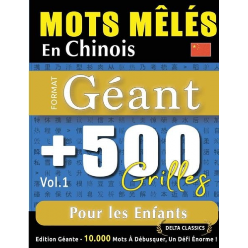 Delta Classics - Mots Mêlés En Chinois Format Géant