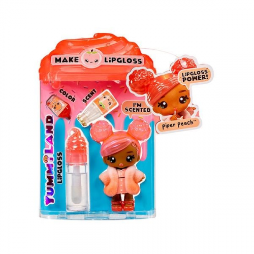 Yummiland Lipgloss Doll- Piper Peach