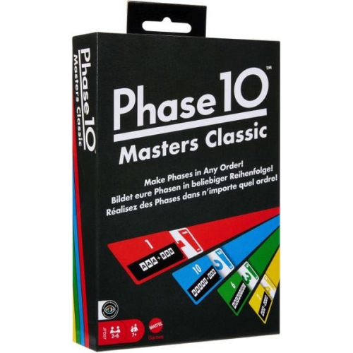 Phase 10 Masters Classic Kartenspiel, an Rommé angelehntes Familienspiel für 2