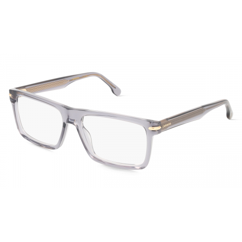 Carrera 108928 Herren-Brille inkl. Gläser Vollrand Eckig Acetat-Gestell 37mm/17mm/145mm, Grau