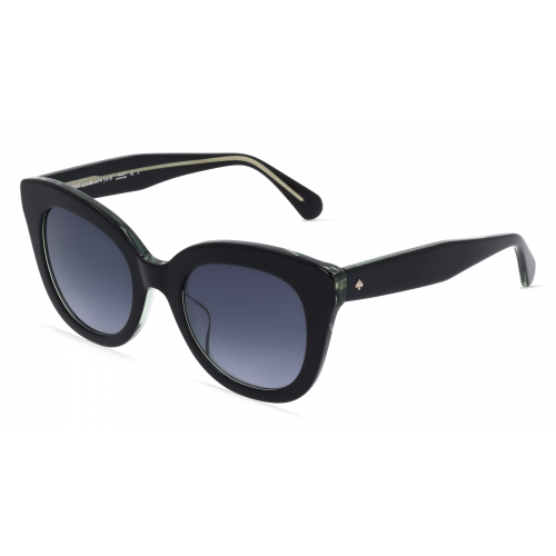 Kate Spade BELAH/S Damen-Sonnenbrille Vollrand Butterfly Acetat-Gestell, Schwarz