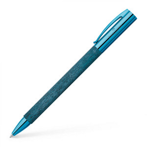 FABER-CASTELL Kugelschreiber Ambition blau Schreibfarbe schwarz, 1 St.