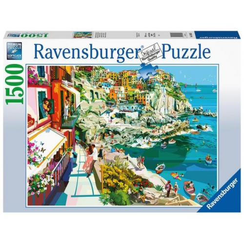 Puzzle Ravensburger Verliebt in Cinque Terre 1500 Teile