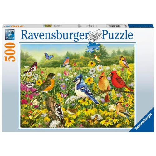 Puzzle Ravensburger Vogelwiese 500 Teile