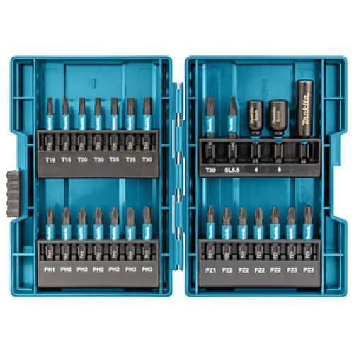 makita Impact Black E-03109 Bit-Set, 90-teilig