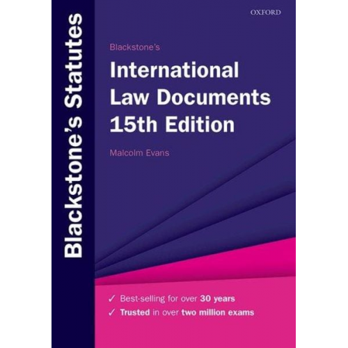 Malcolm Evans - Blackstone's International Law Documents