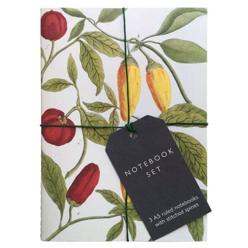 Bodleian Library - Botanical Art Notebook Set - Lemon, Chillis and Apples