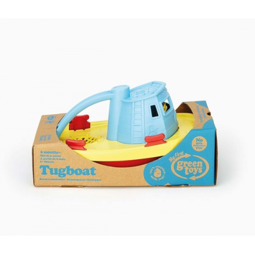 Green Toys - Schleppboot blau