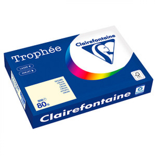 Clairefontaine Kopierpapier Trophée sand DIN A3 80 g/qm 500 Blatt