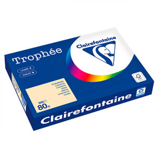 Clairefontaine Kopierpapier Trophée chamois DIN A3 80 g/qm 500 Blatt