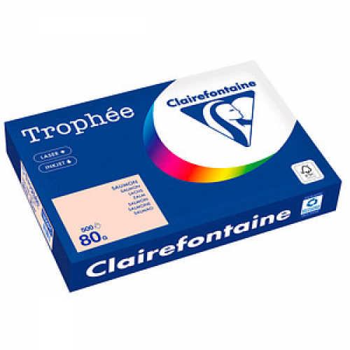 Clairefontaine Kopierpapier Trophée lachs DIN A3 80 g/qm 500 Blatt