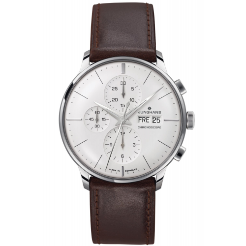 Junghans 27/4120.02 Meister Chronoscope Herrenuhr mit Saphirglas