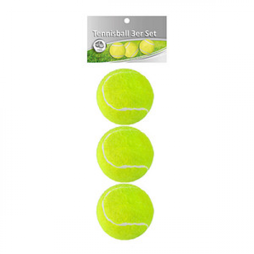 Idena Tennisbälle gelb/grün, Ø 6,5 cm, 3 St.