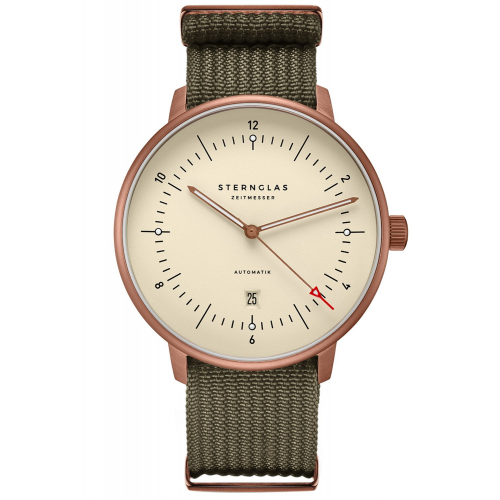 Sternglas S02-NX42-FI05 Herrenuhr Naos XL Automatik Alabaster Bronze/Grün