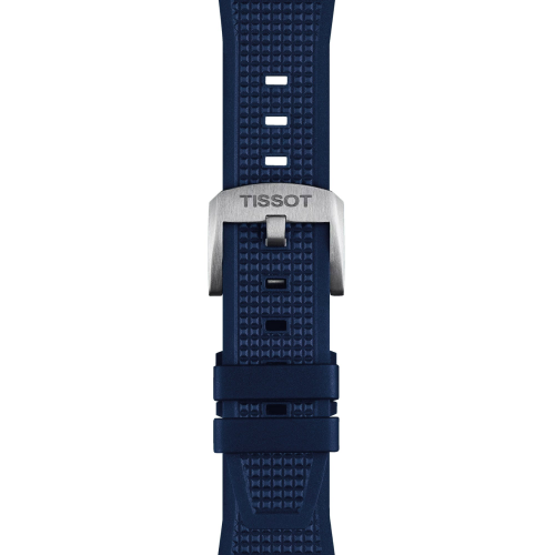 Tissot T852.049.050 Uhrenarmband Kautschuk Blau für PRX 40