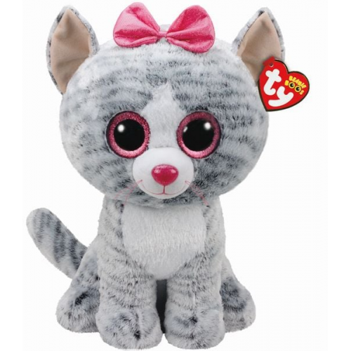 Ty - Beanie Boos - Kiki, Katze grau 42cm, large