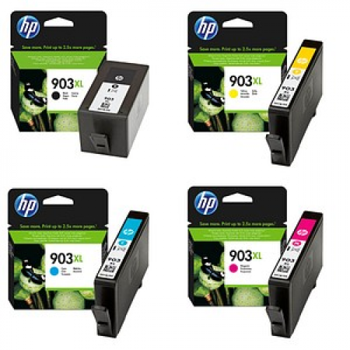 HP 903XL (3HZ51AE) schwarz, cyan, magenta, gelb Druckerpatronen, 4er-Set