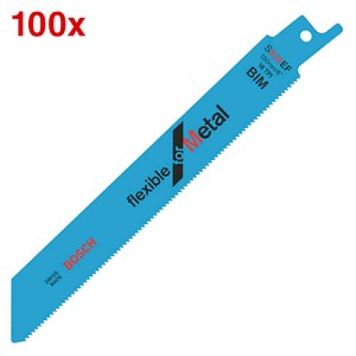 100 BOSCH S 922 EF Flexible for Metal Säbelsägeblätter
