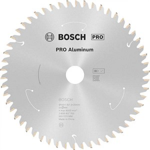 AKTION: BOSCH PRO Aluminium Kreissägeblatt 165,0 mm, 54 Zähne mit Prämie nach Registrierung