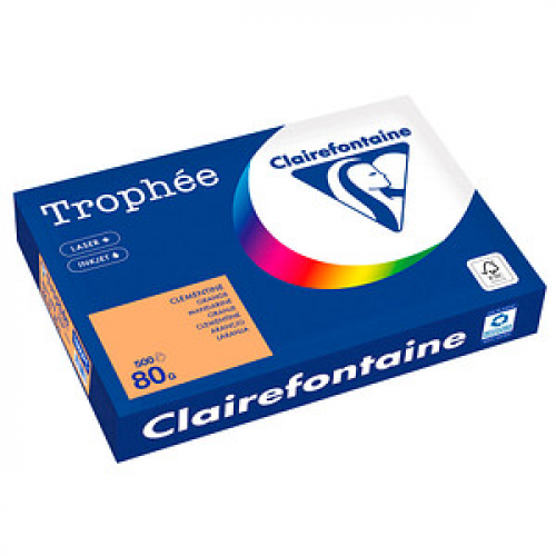 Clairefontaine Kopierpapier Trophée mandarin DIN A3 80 qm 500 Blatt