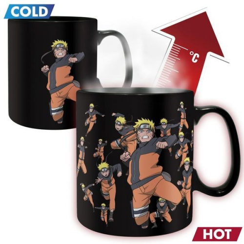 ABYstyle - Naruto Shippuden Multicloning Thermoeffekt Tasse