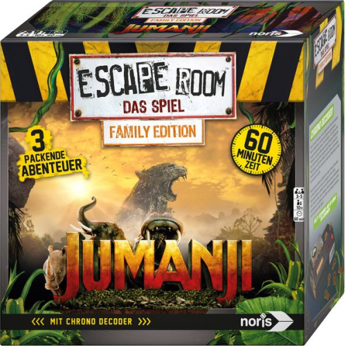 Noris 606101837 - Escape Roon Jumanji, Family Edition,Logik, Denkspiel, Familienspiel