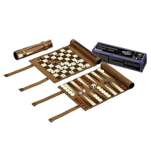 Philos 2801 - Reise-Schach-Backgammon-Dame-Set