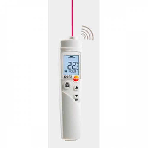 testo 826-T2 Infrarot-Lebensmittelthermometer weiß