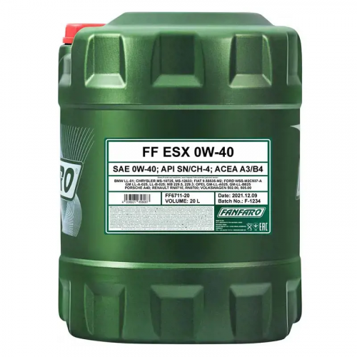 FANFARO ESX 0W-40 20 L