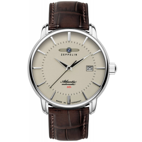 Zeppelin 8460-5 Herrenuhr Automatik Atlantic Braun/Beige