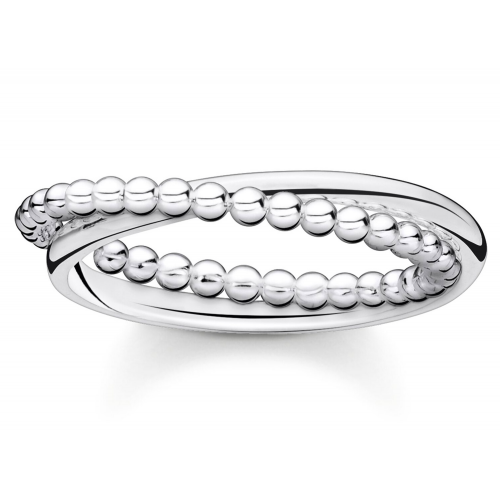 Thomas Sabo TR2321-001-21 Damenring Silber Kugeln