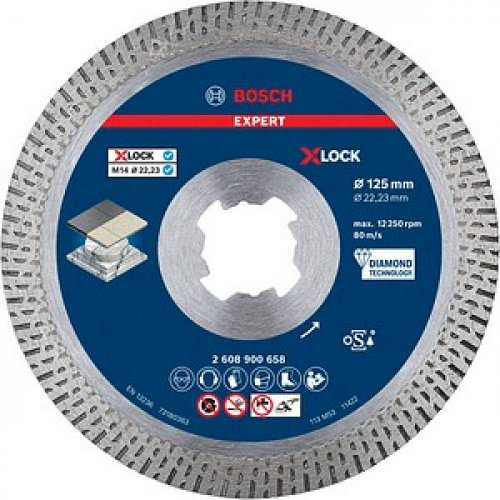 AKTION: BOSCH Diamant-Trennscheibe EXPERT HardCeramic X-LOCK mit Prämie nach Registrierung