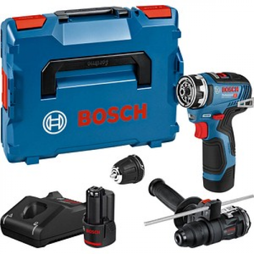 BOSCH Professional GSR 12V-35 FC Akku-Bohrschrauber-Set 12,0 V, mit 2 Akkus