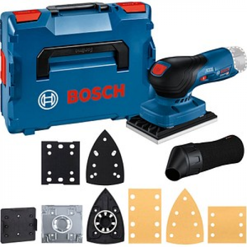 BOSCH Professional GSS 12V-13 Akku-Schwingschleifer-Set 12,0 V, ohne Akku